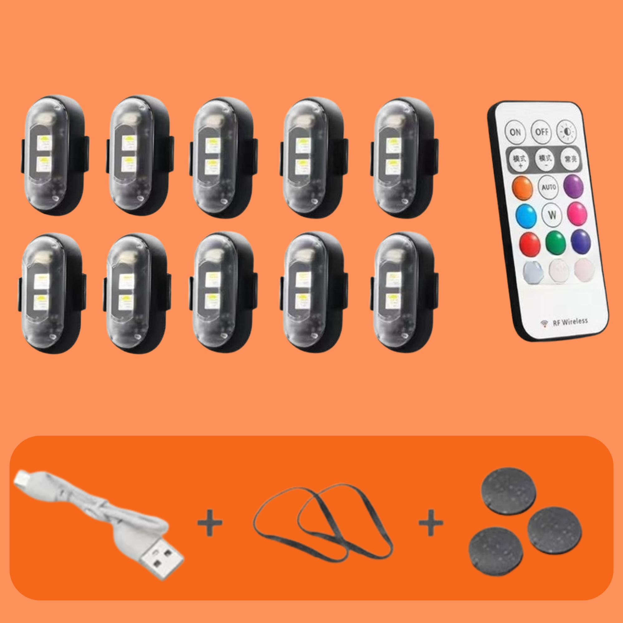 6 LIGHTS + 4 FREE